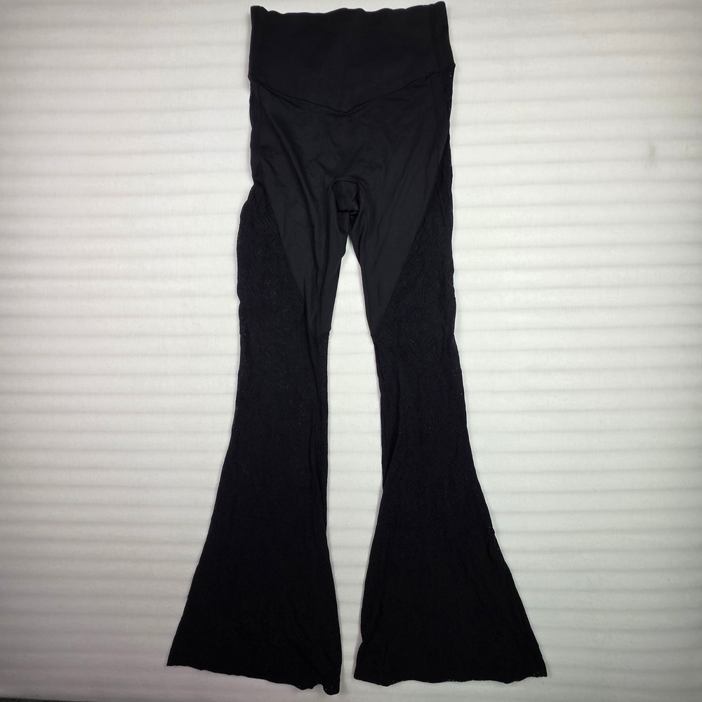 Halara Black High Waisted Flare Pants Yoga Small